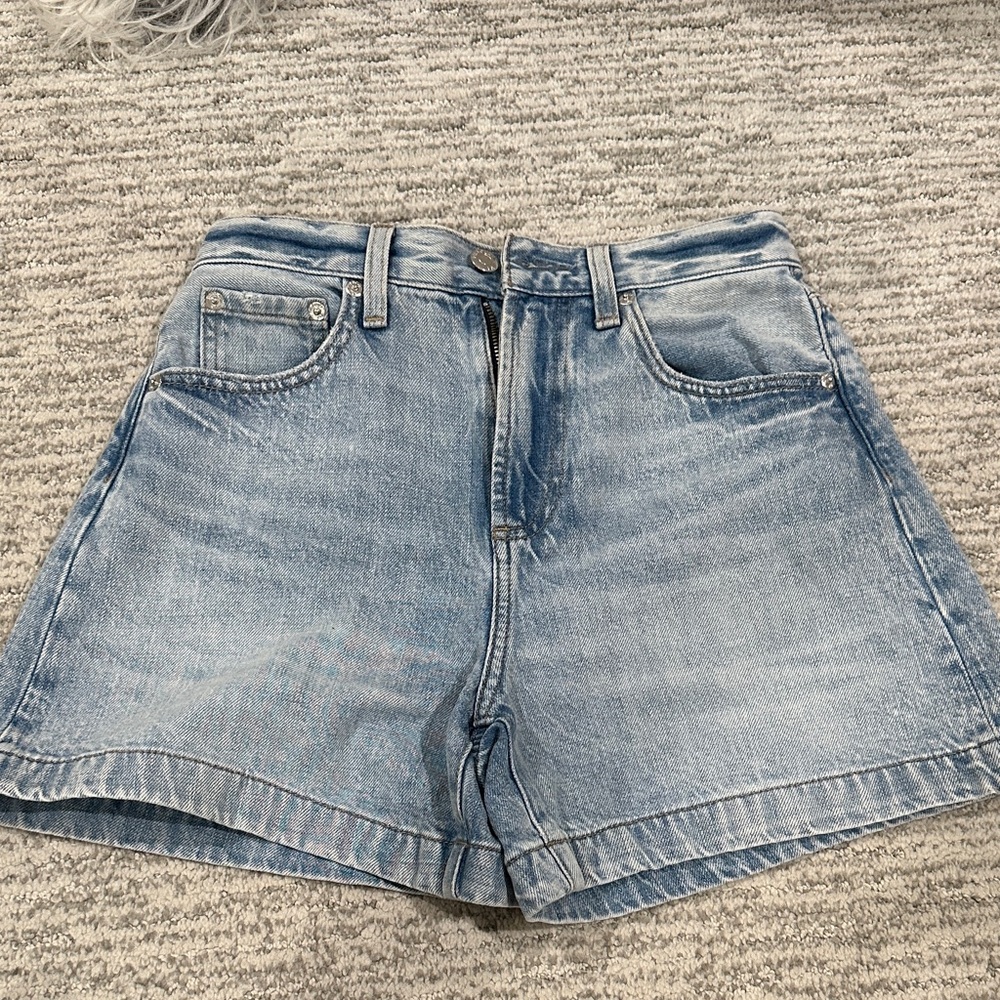 Pistola Light Blue Jean Shorts